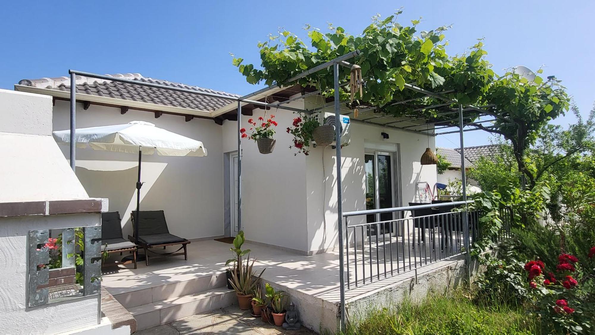 Ioannis Houses - Gemuetliches Ferienhaus Im Olivenhain Skala Potamia  Habitación foto
